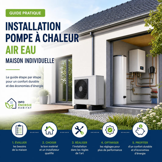 Réussir son projet de pompe à chaleur air/eau : le guide pratique