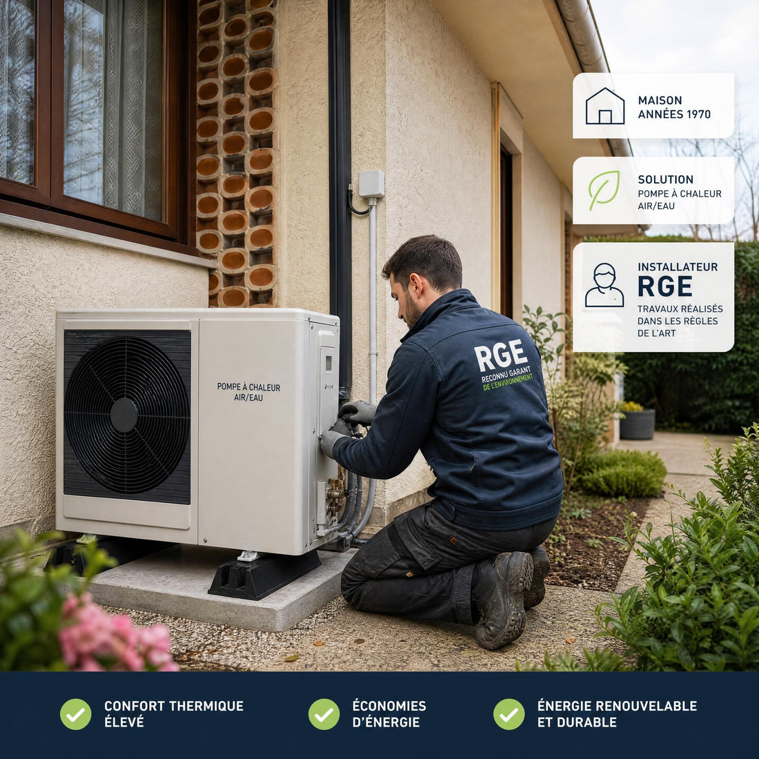 7 étapes clés pour réussir l'installation de votre pompe à chaleur air/eau en rénovation